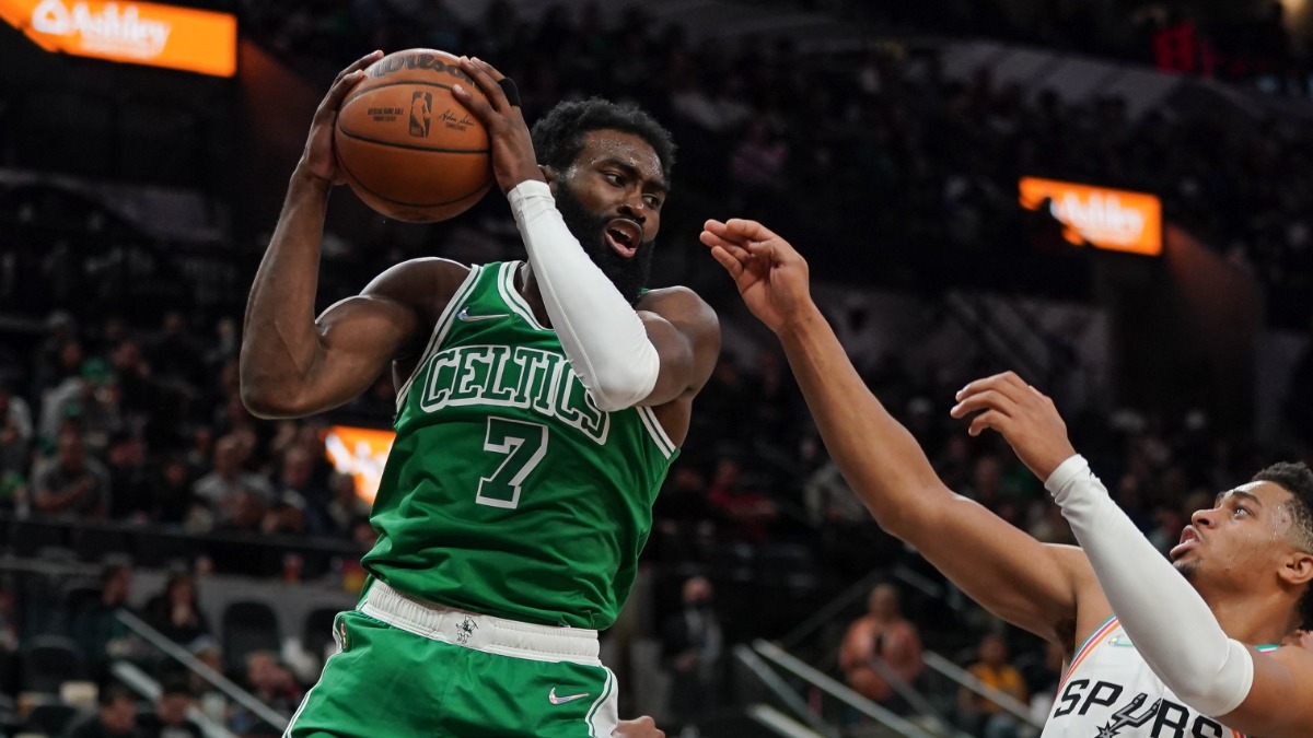 Boston Celtics guard Jaylen Brown