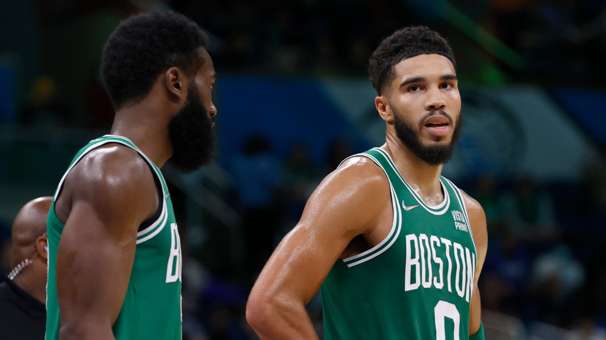 Boston Celtics wings Jaylen Brown, Jayson Tatum