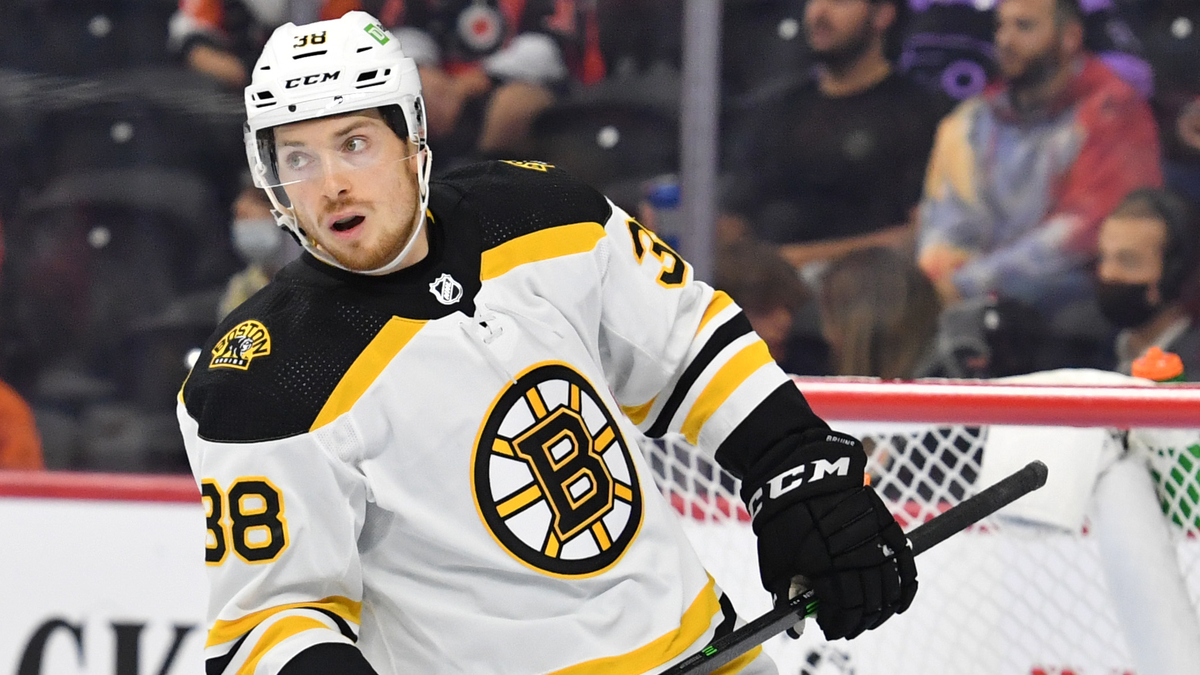 Boston Bruins winger Jesper Froden
