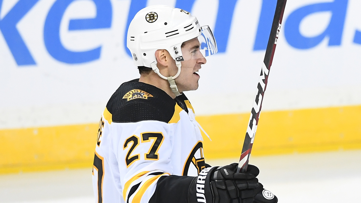 Boston Bruins defenseman John Moore