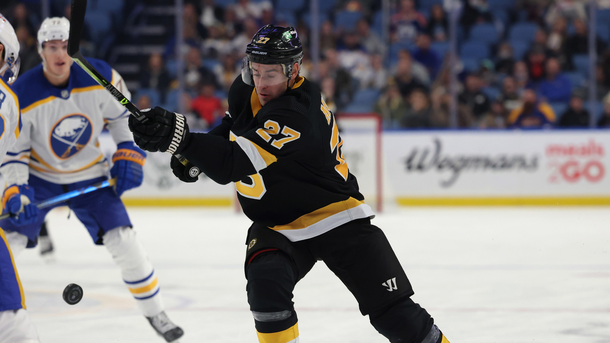 Boston Bruins defenseman John Moore