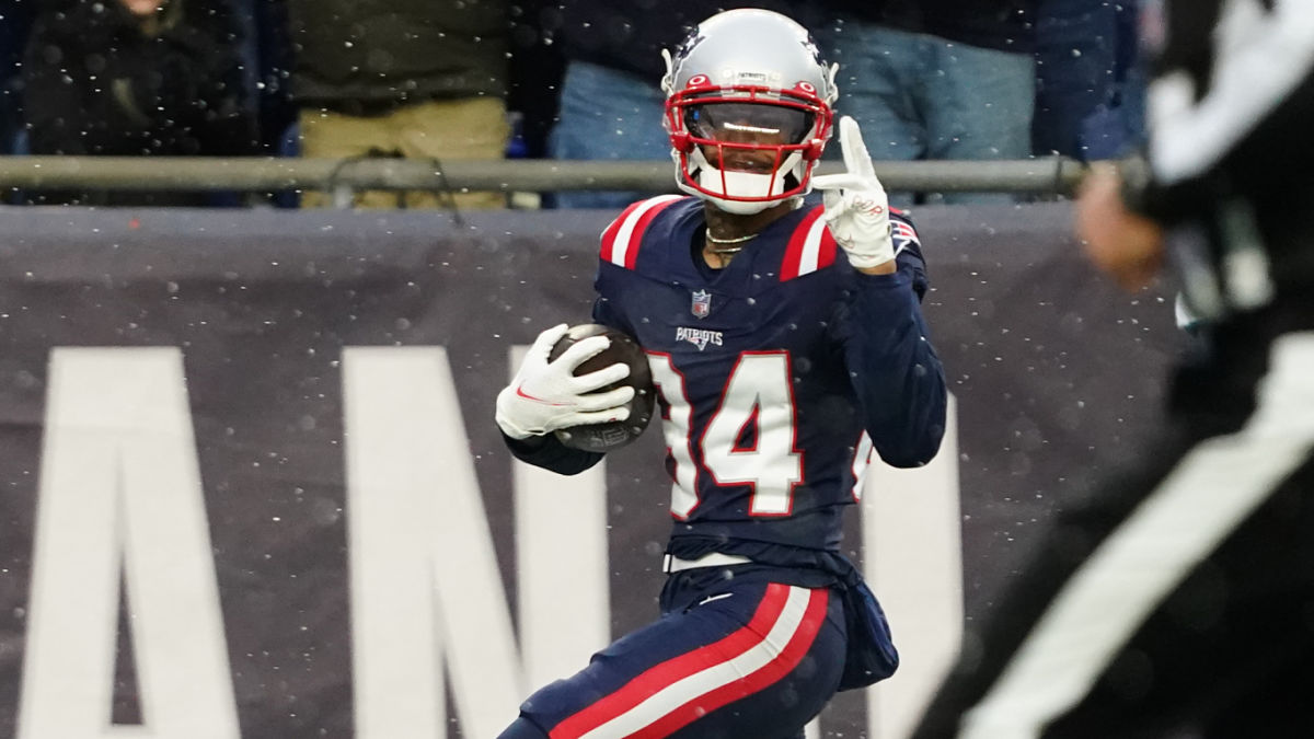 New England Patriots wide receiver Kendrick Bourne
