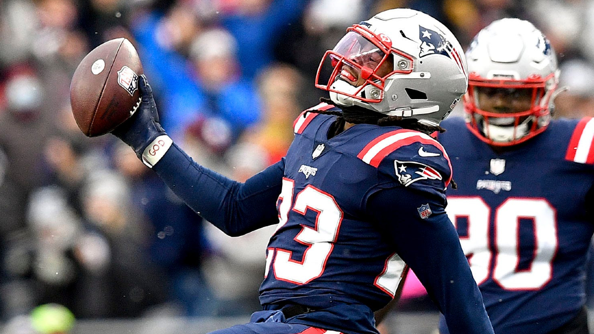 New England Patriots safety Kyle Dugger