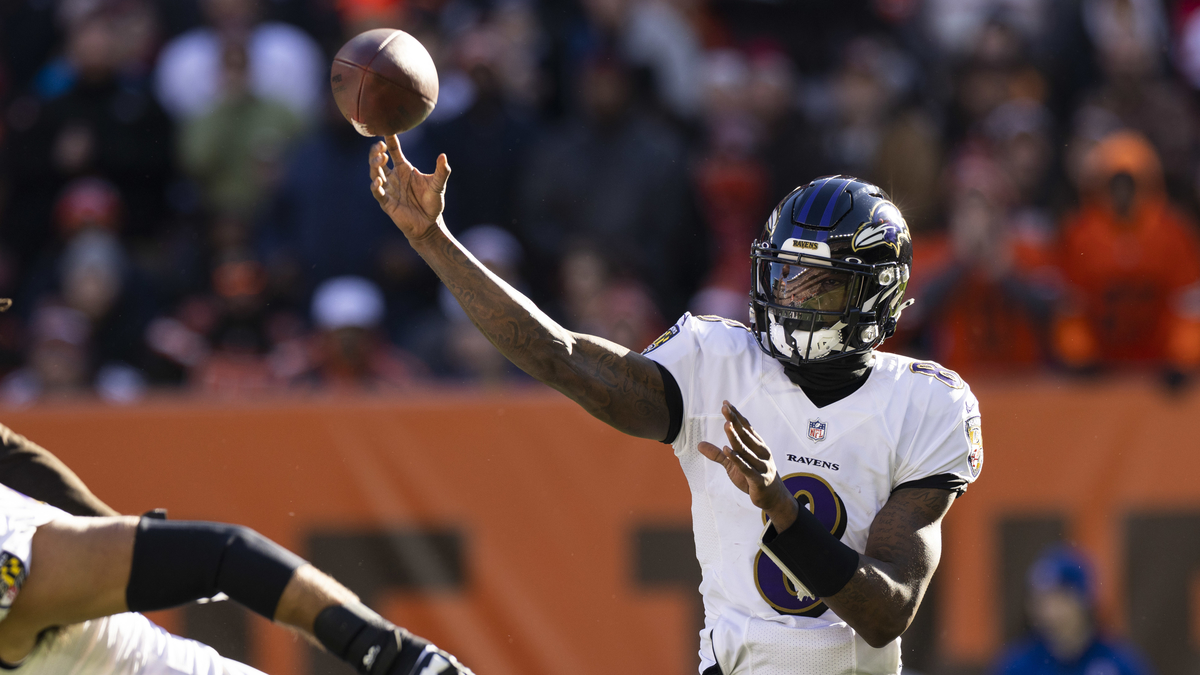 Baltimore Ravens quarterback Lamar Jackson