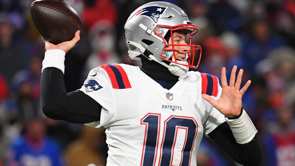 New England Patriots quarterback Mac Jones