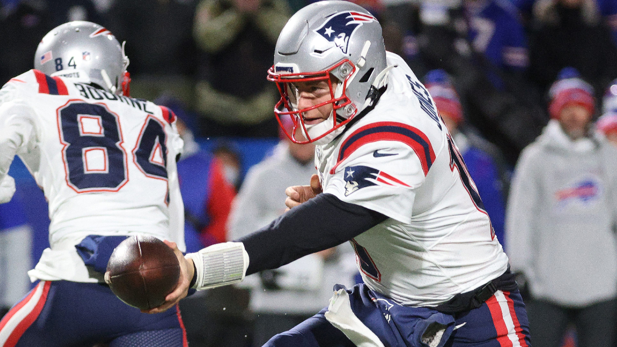 New England Patriots quarterback Mac Jones