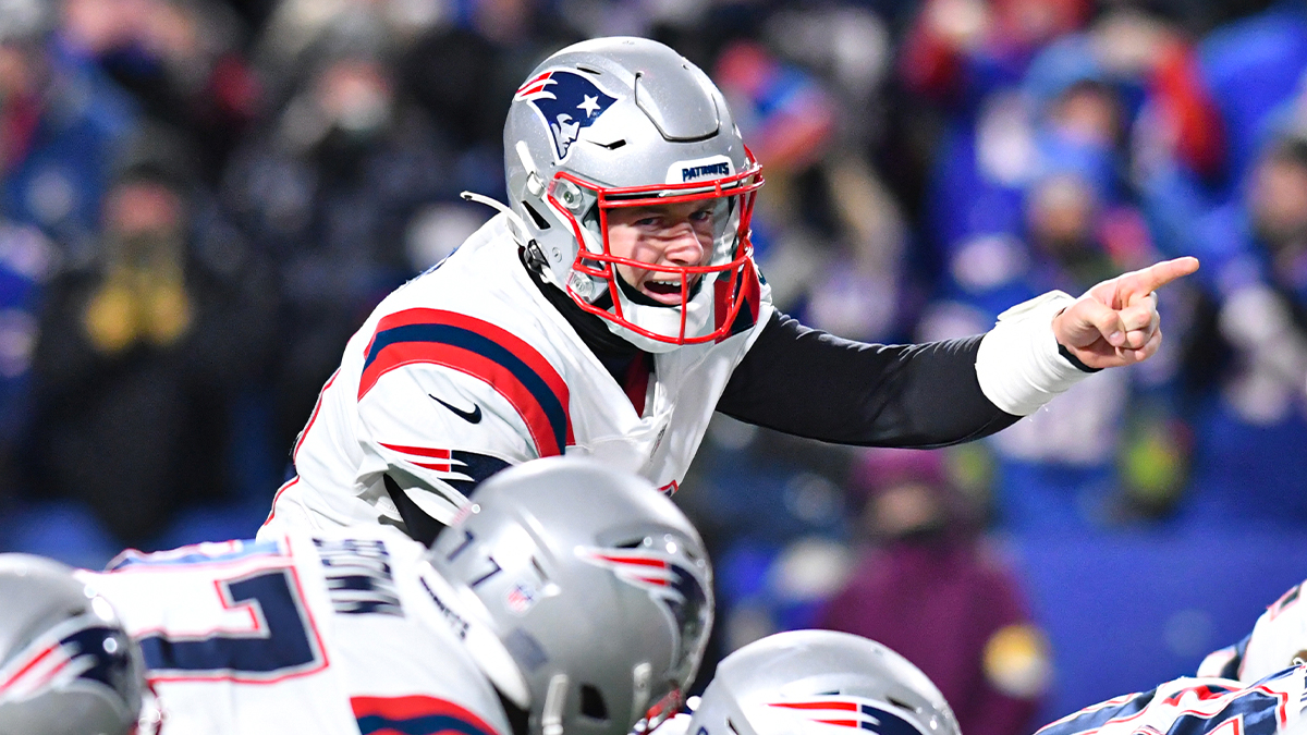 New England Patriots quarterback Mac Jones