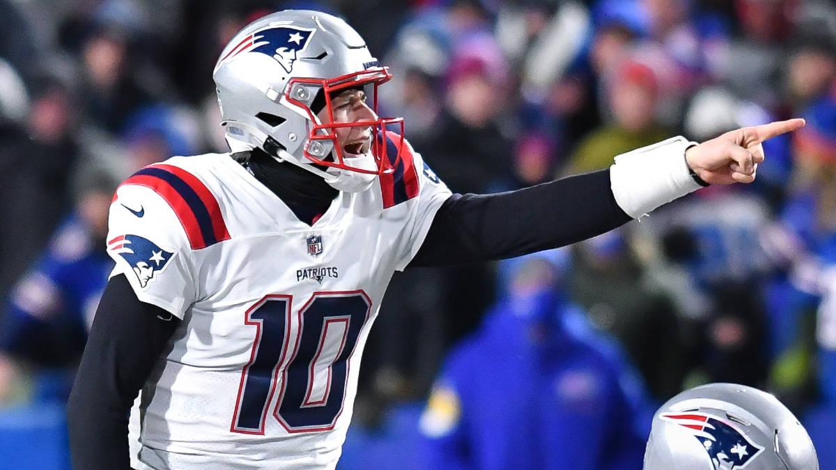 New England Patriots quarterback Mac Jones