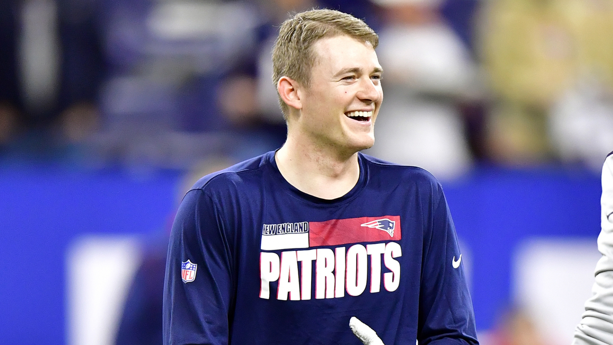 New England Patriots quarterback Mac Jones