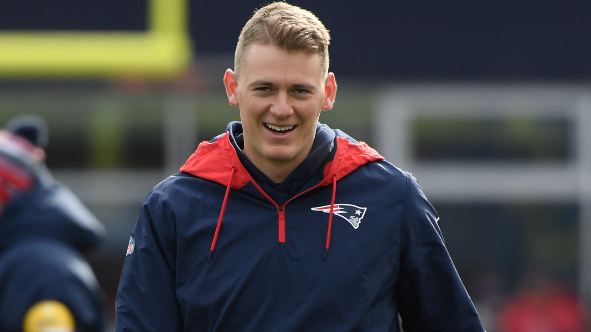 New England Patriots quarterback Mac Jones
