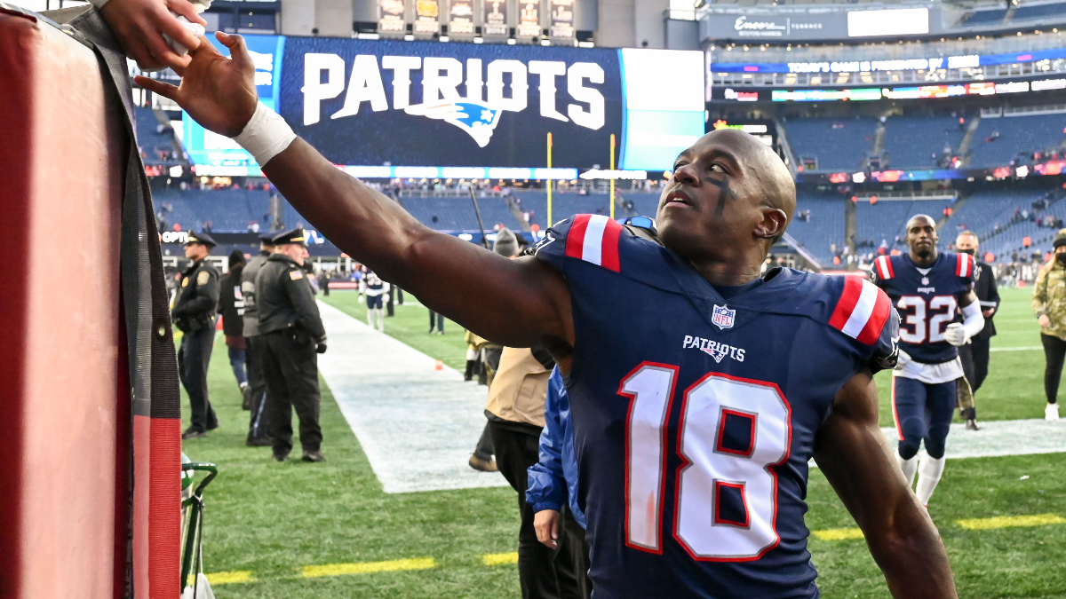 New England Patriots wide receiver Matthew Slater