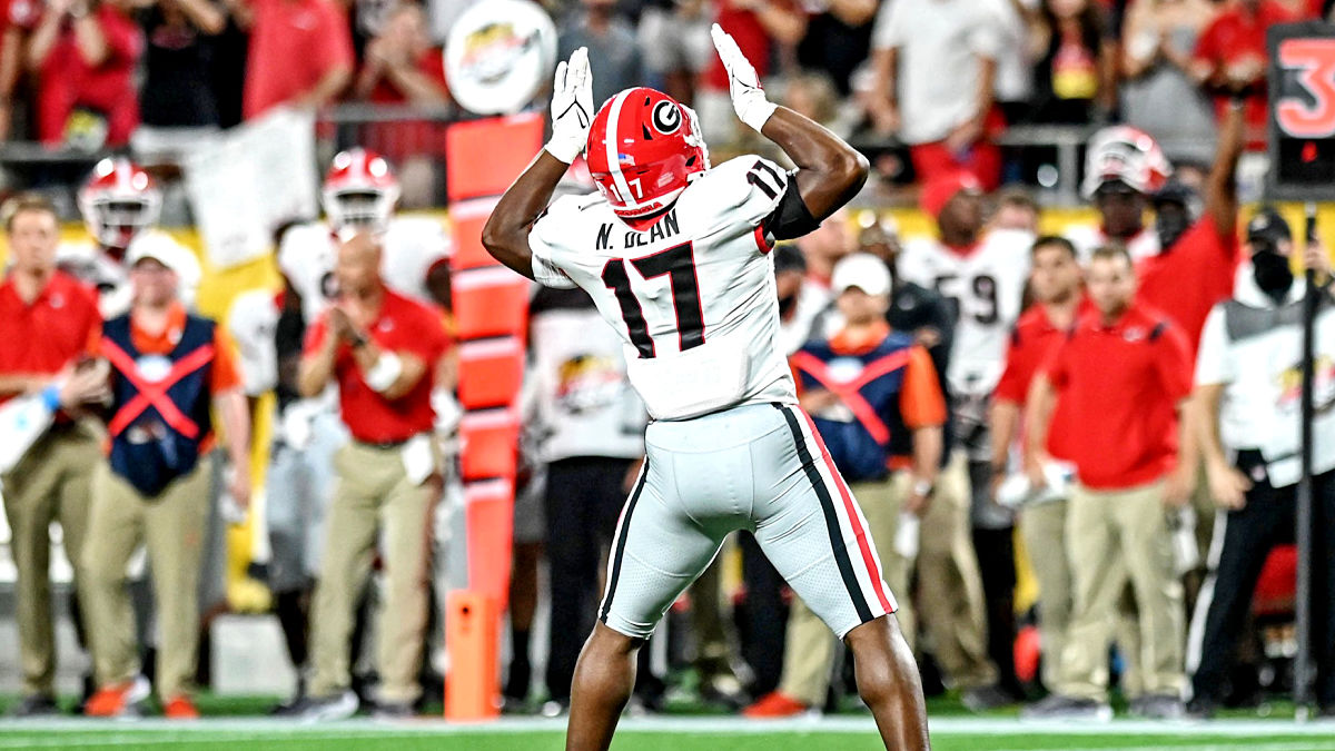 Georgia Bulldogs linebacker Nakobe Dean