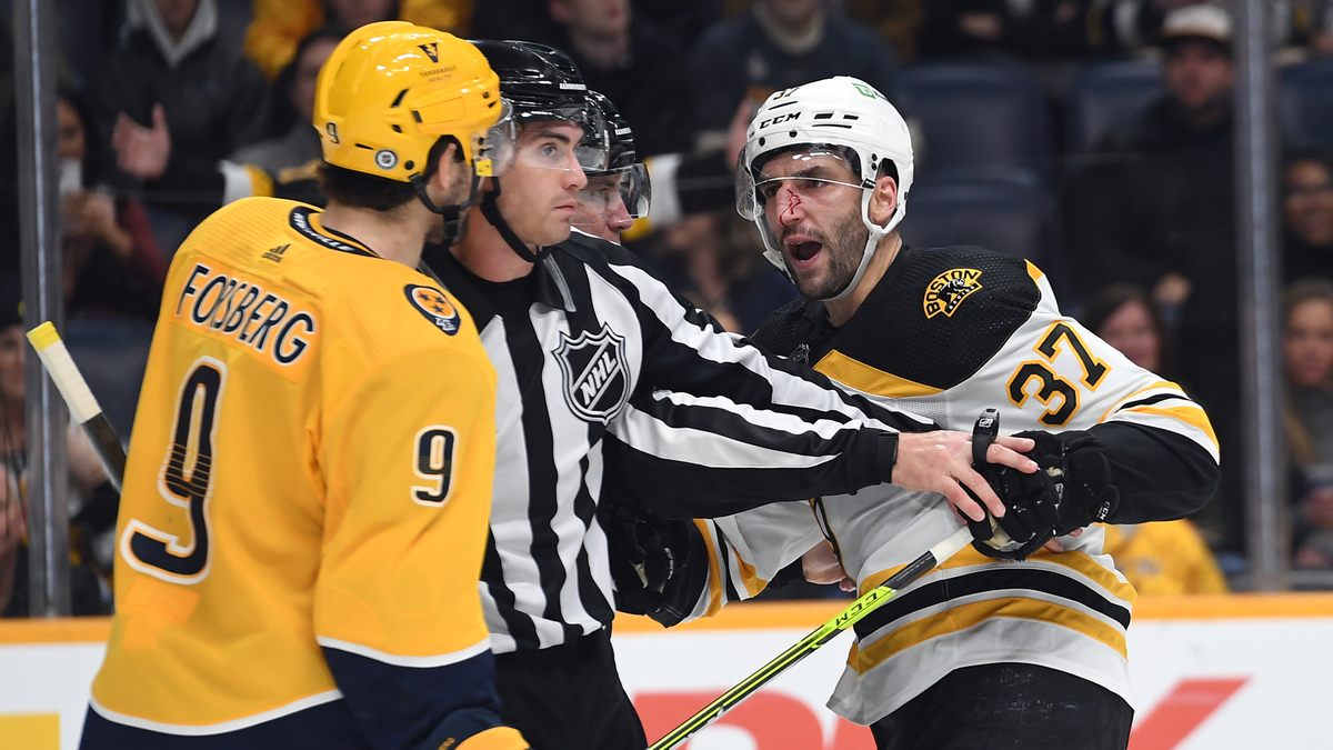 Boston Bruins center Patrice Bergeron