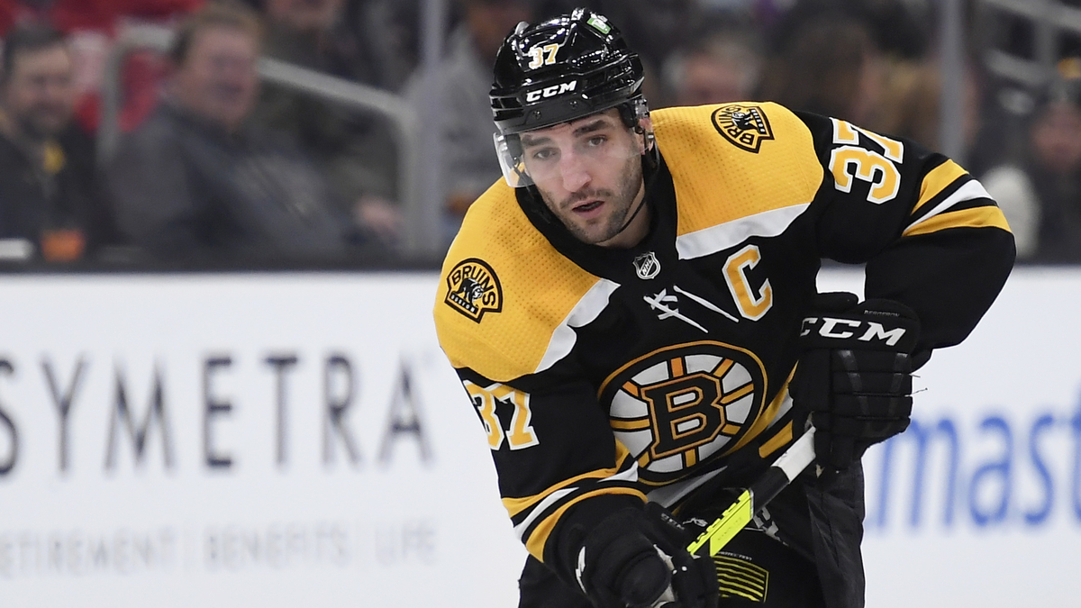 Boston Bruins center Patrice Bergeron