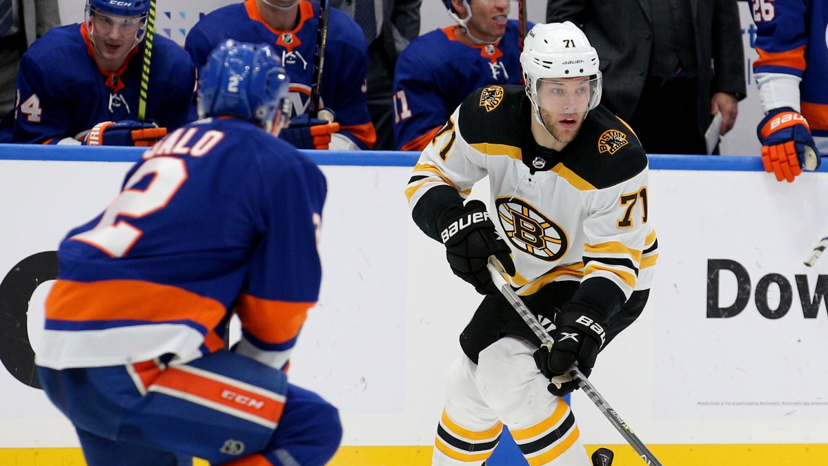 Boston Bruins left winger Taylor Hall