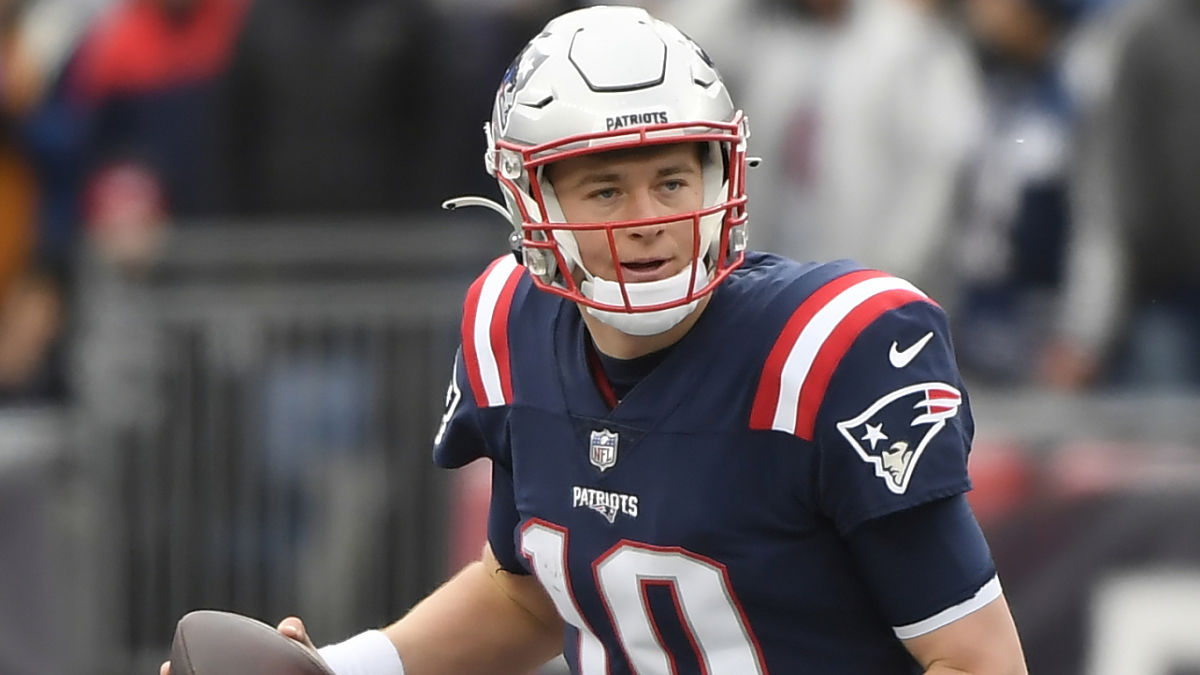 New England Patriots quarterback Mac Jones