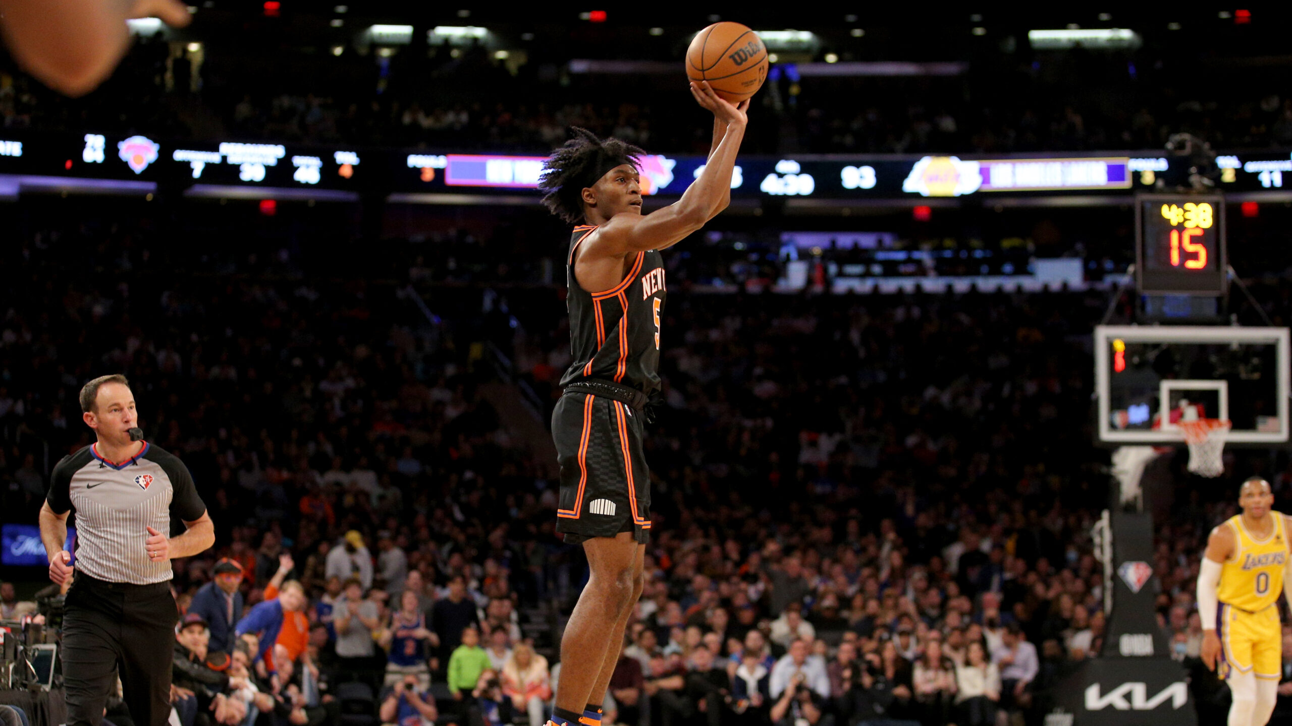 NBA: Los Angeles Lakers at New York Knicks