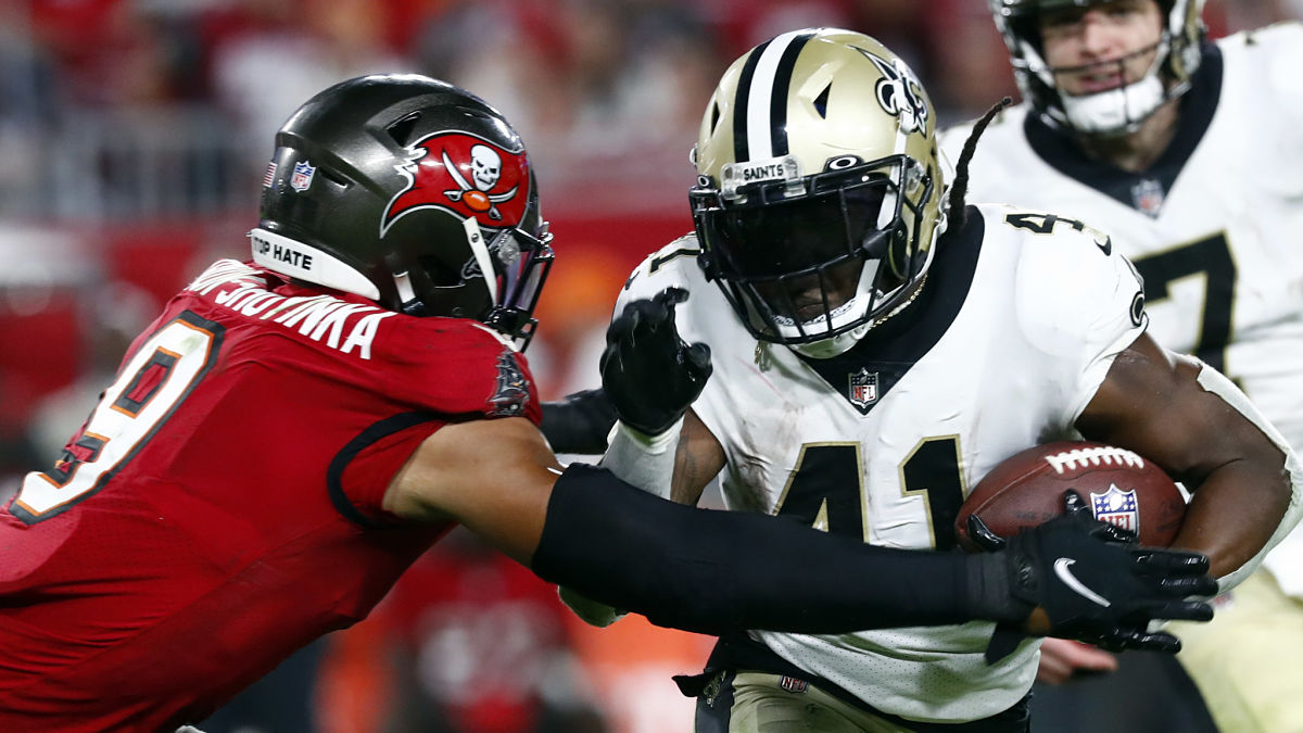 New Orleans Saints running back Alvin Kamara