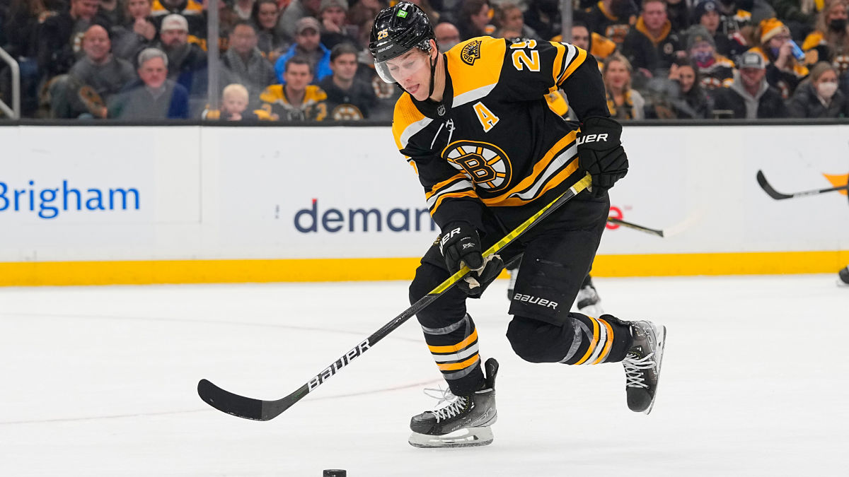 Boston Bruins defenseman Brandon Carlo