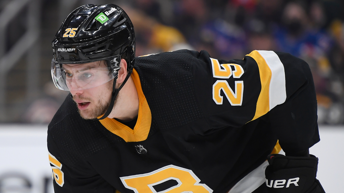 Boston Bruins defenseman Brandon Carlo