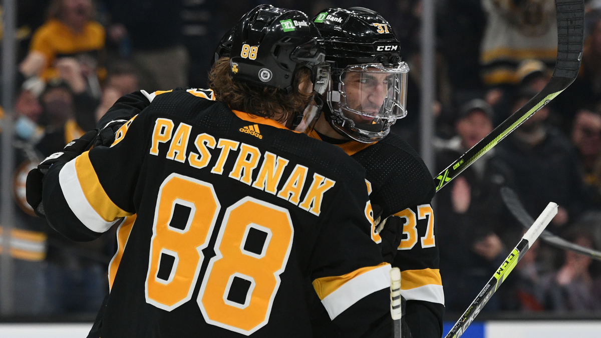 Boston Bruins forward David Pastrnak