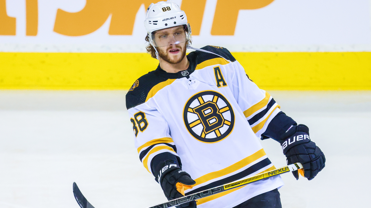 Boston Bruins forward David Pastrnak
