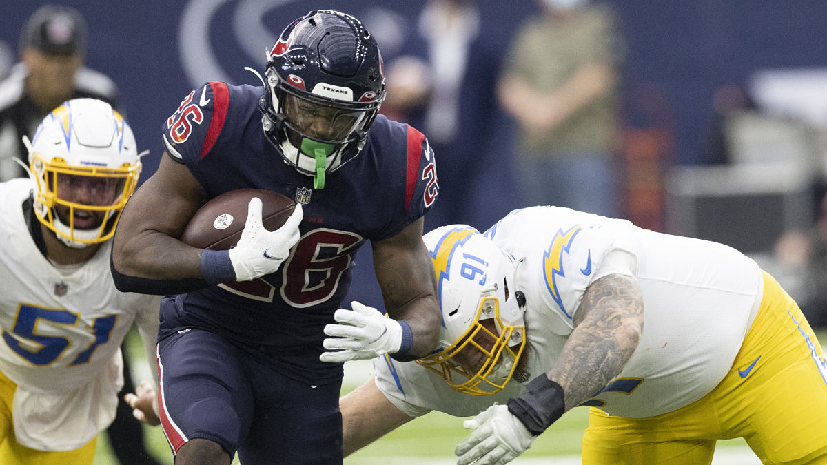 Houston Texans running back Royce Freeman