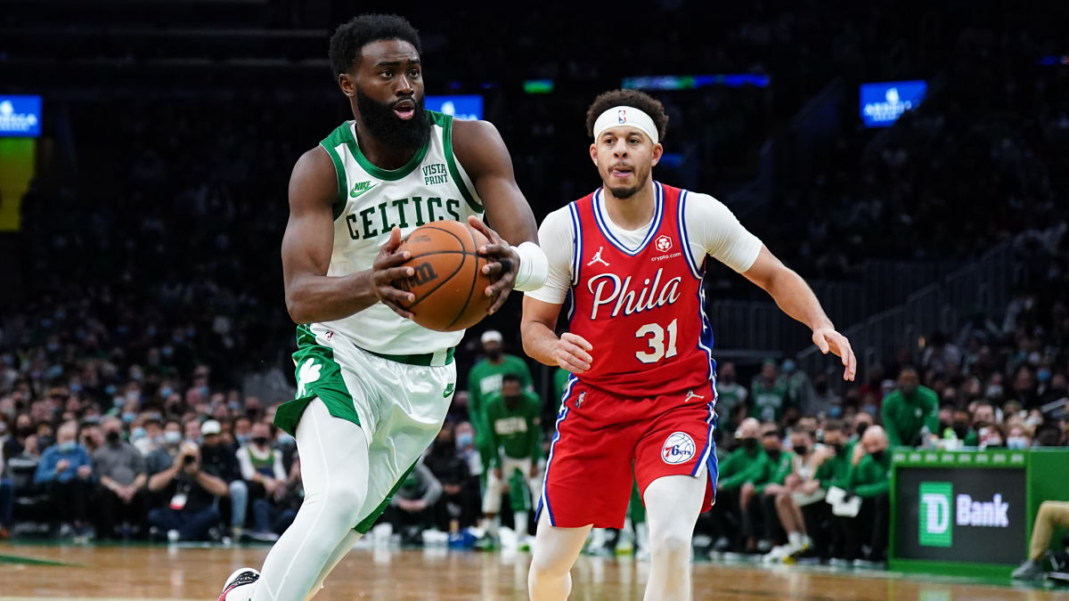 Boston Celtics guard Jaylen Brown