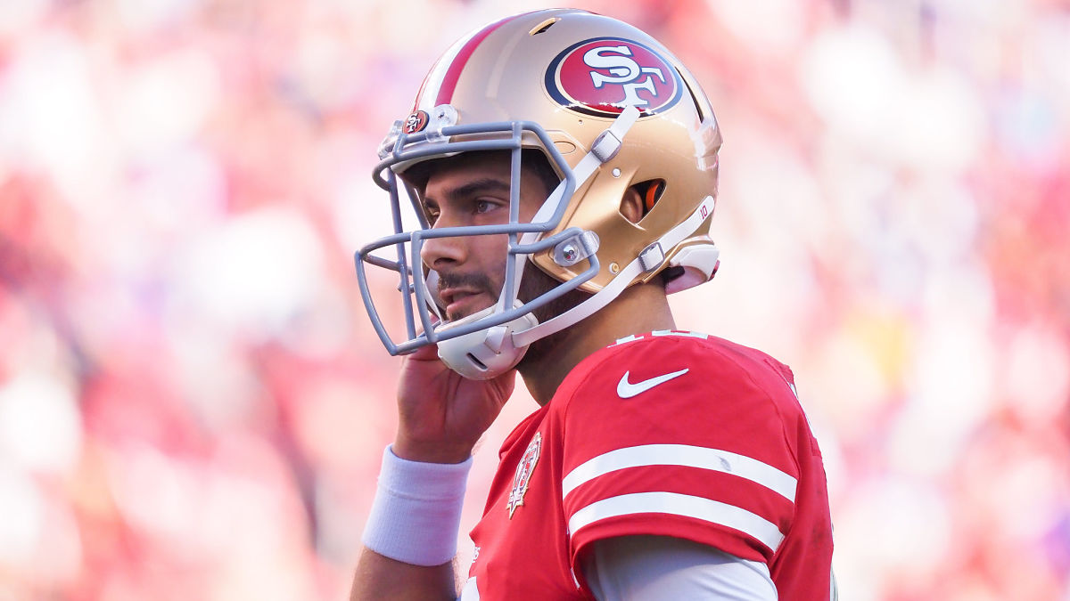 San Francisco 49ers quarterback Jimmy Garoppolo