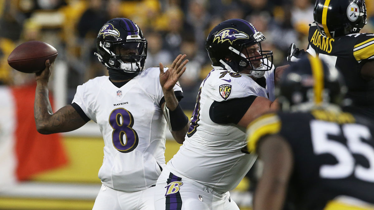 Baltimore Ravens quarterback Lamar Jackson