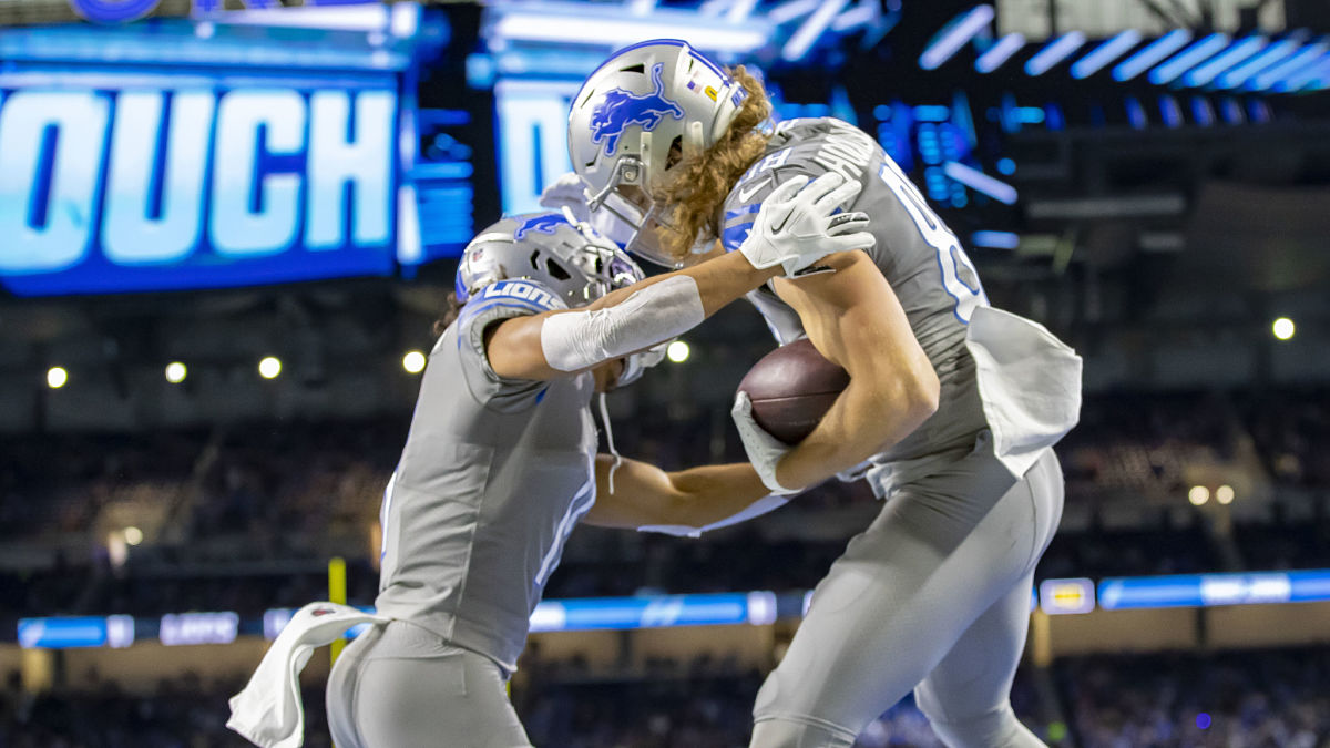 Detroit Lions tight end T.J. Hockenson