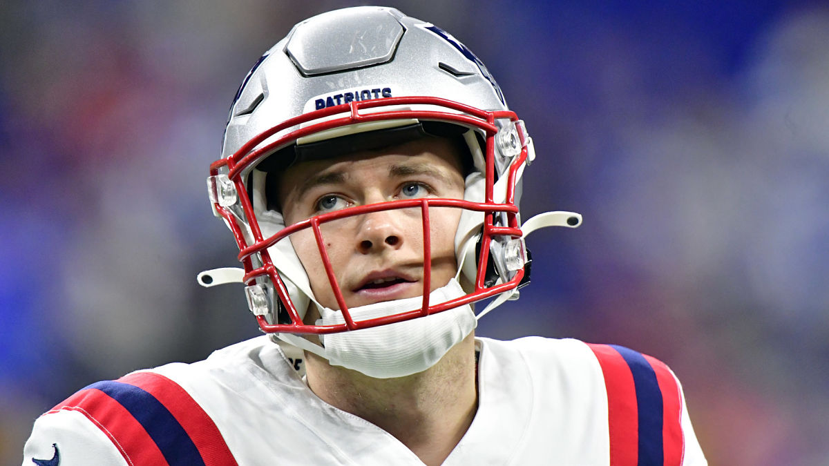 New England Patriots quarterback Mac Jones