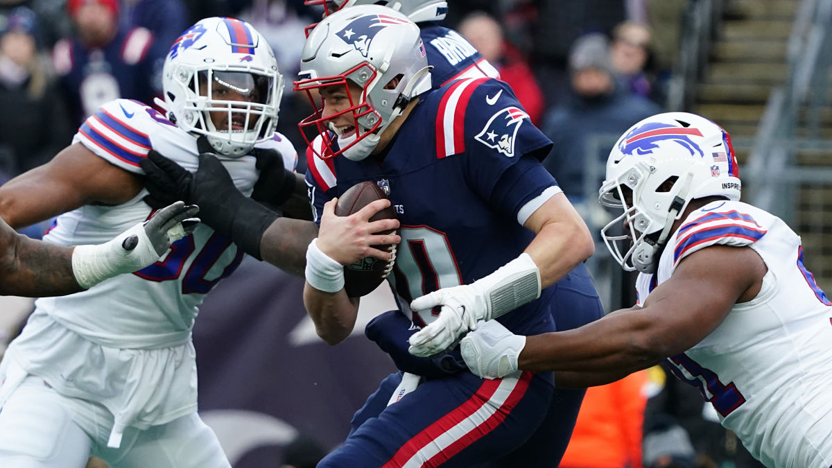 New England Patriots quarterback Mac Jones