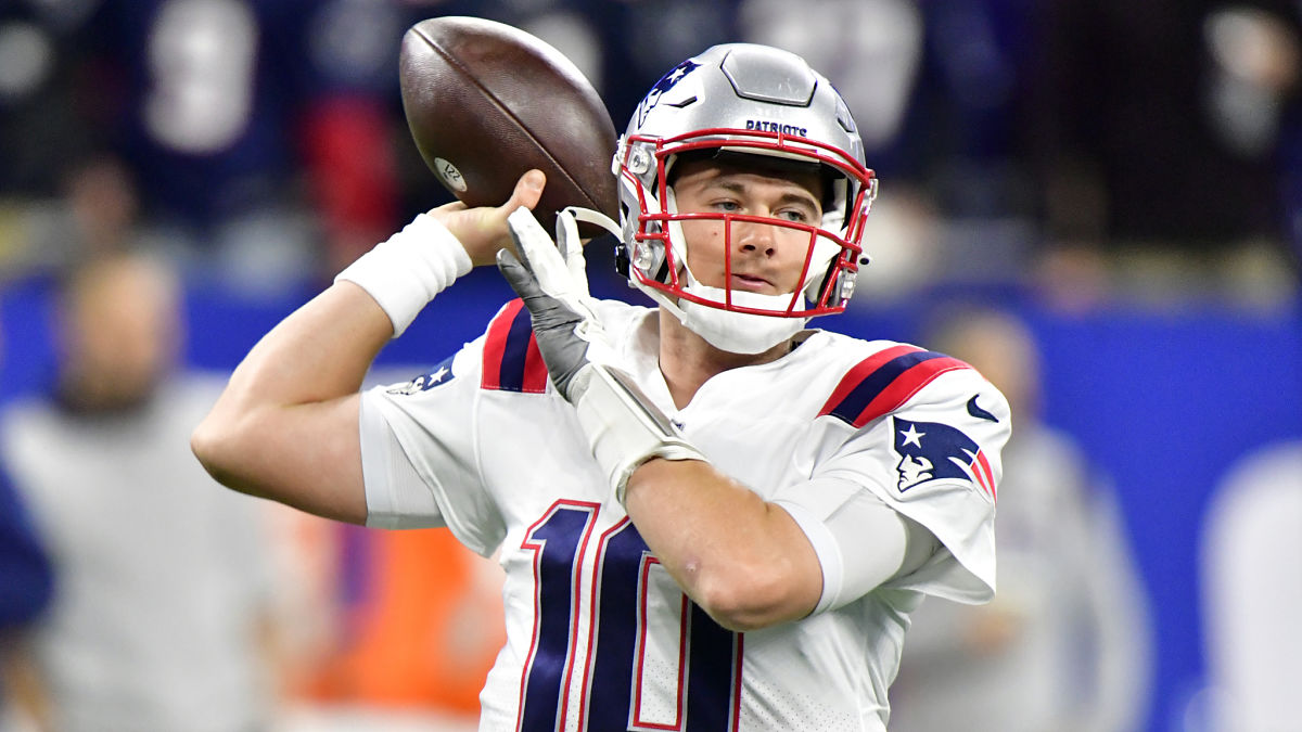 New England Patriots quarterback Mac Jones