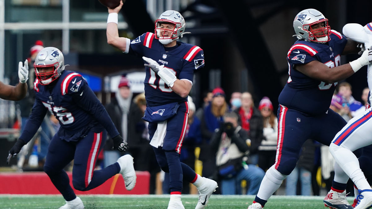 New England Patriots quarterback Mac Jones