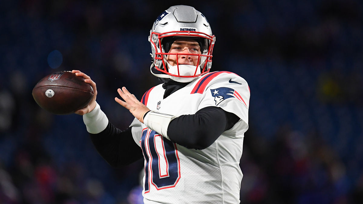 New England Patriots quarterback Mac Jones