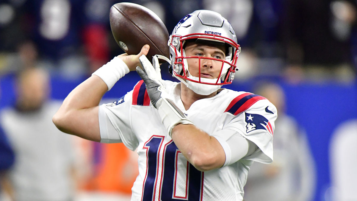 New England Patriots quarterback Mac Jones