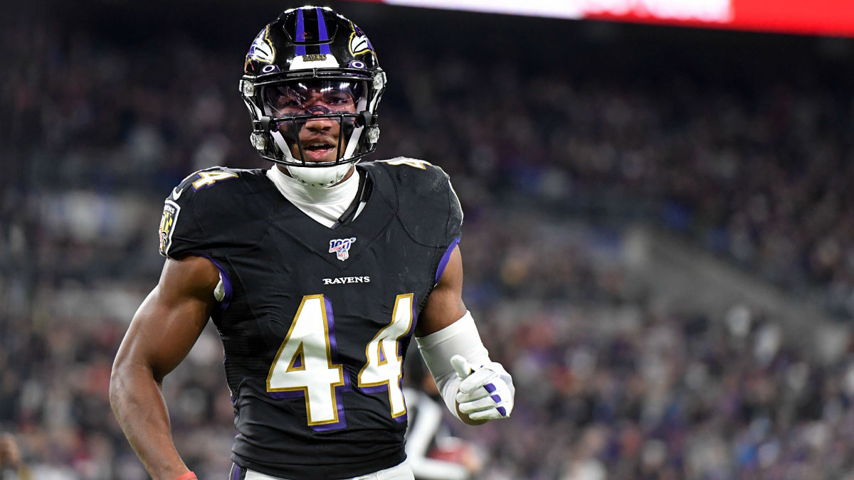 Baltimore Ravens cornerback Marlon Humphrey