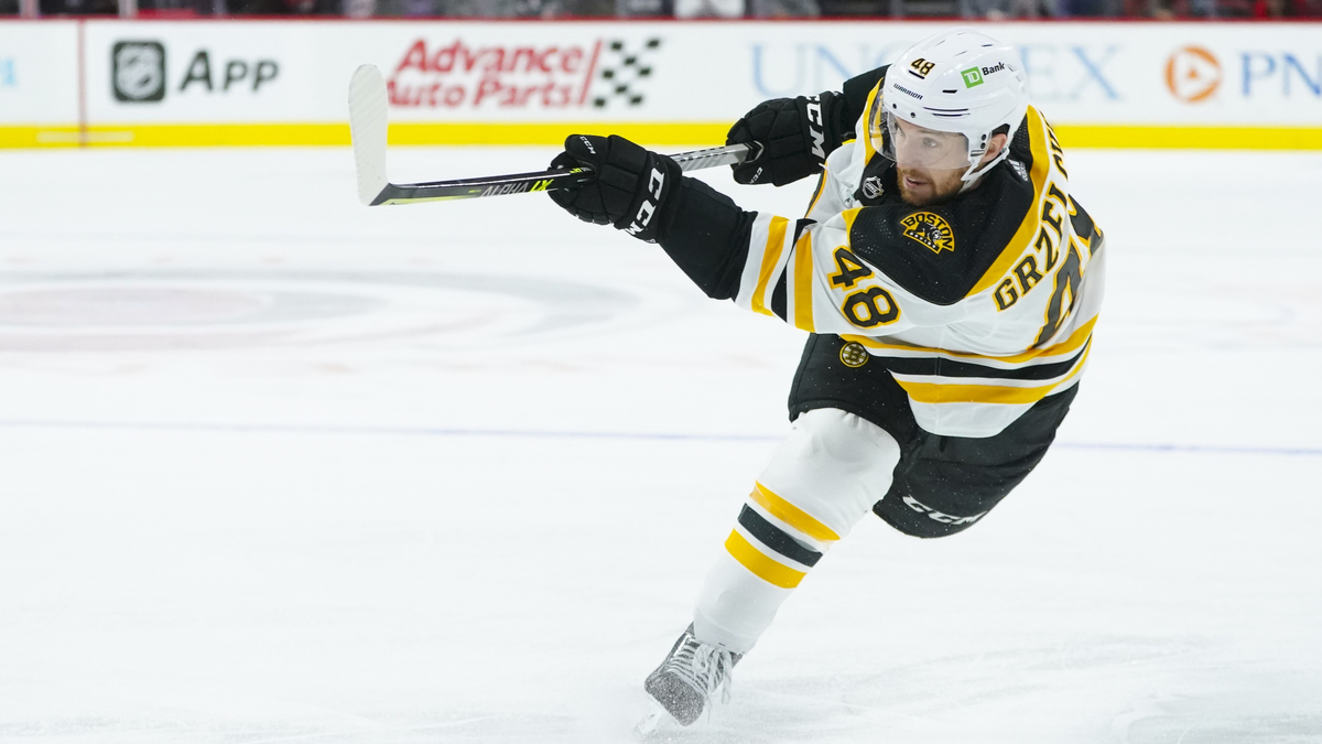 Boston Bruins defenseman Matt Grzelcyk
