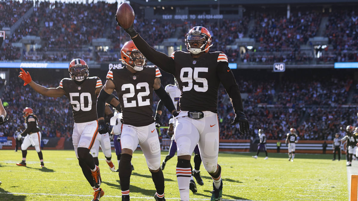 Cleveland Browns defensive end Myles Garrett