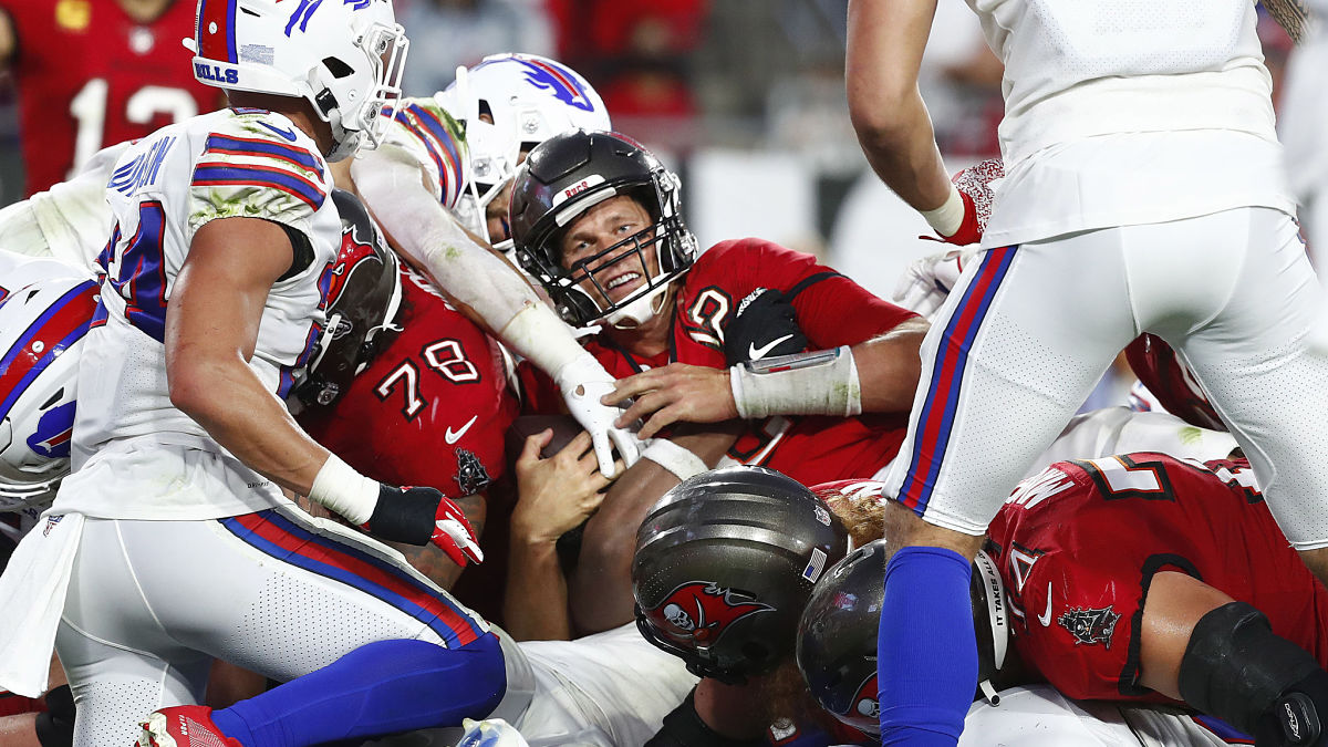 Tampa Bay Buccaneers quarterback Tom Brady
