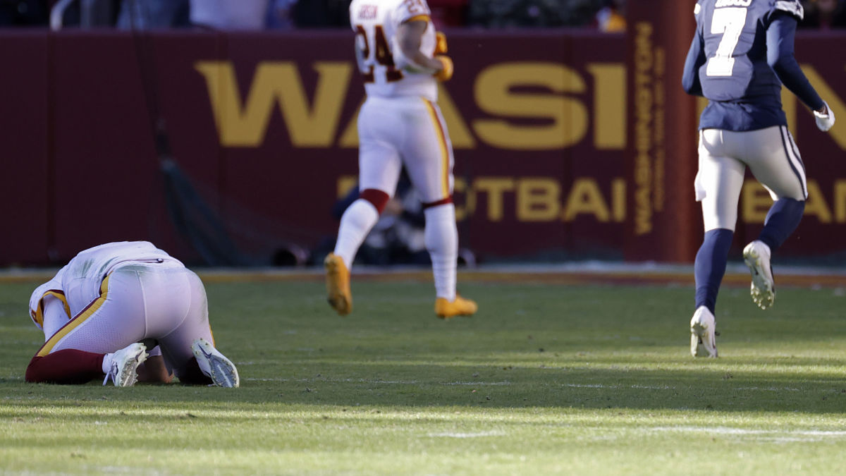 Washington Football Team quarterback Taylor Heinicke