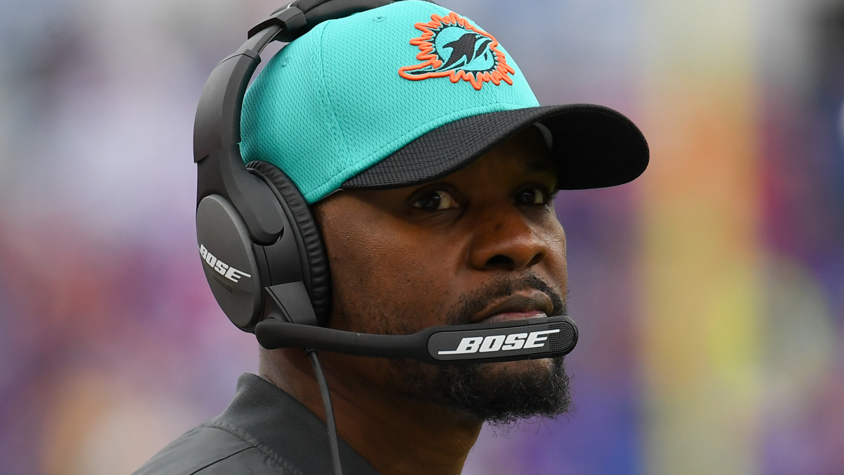 Former Miami Dolphins head coach Brian Flores