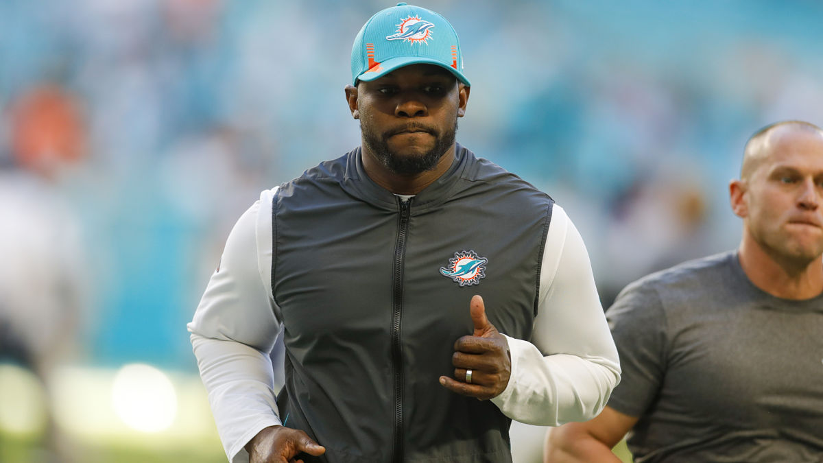 Former Miami Dolphins head coach Brian Flores