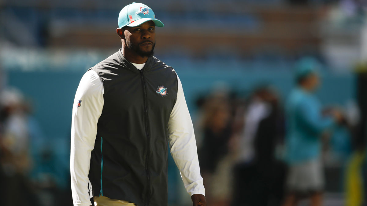 Former Miami Dolphins head coach Brian Flores