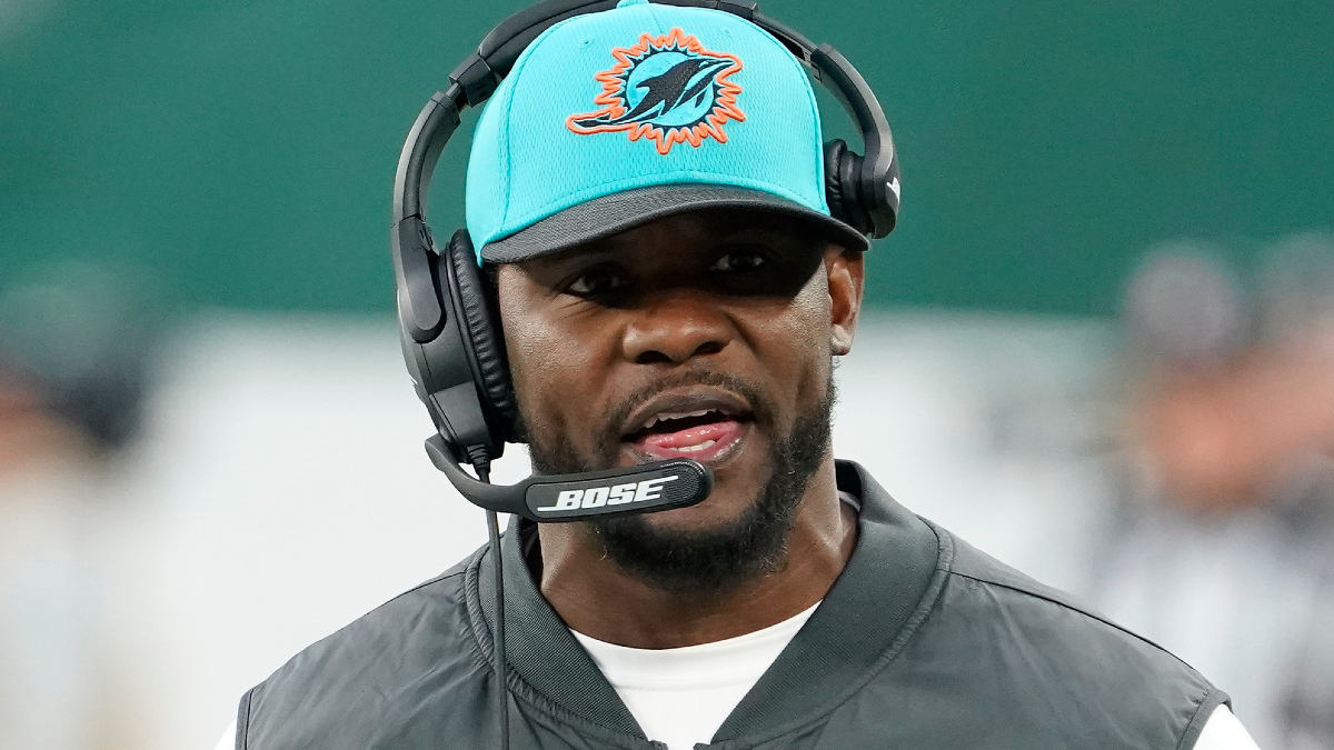 Miami Dolphins head coach Brian Flores