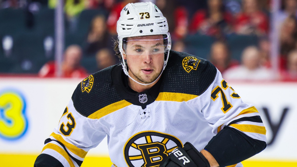 Boston Bruins defenseman Charlie McAvoy