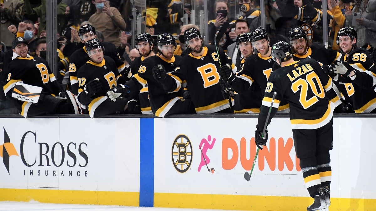 Boston Bruins right wing Curtis Lazar