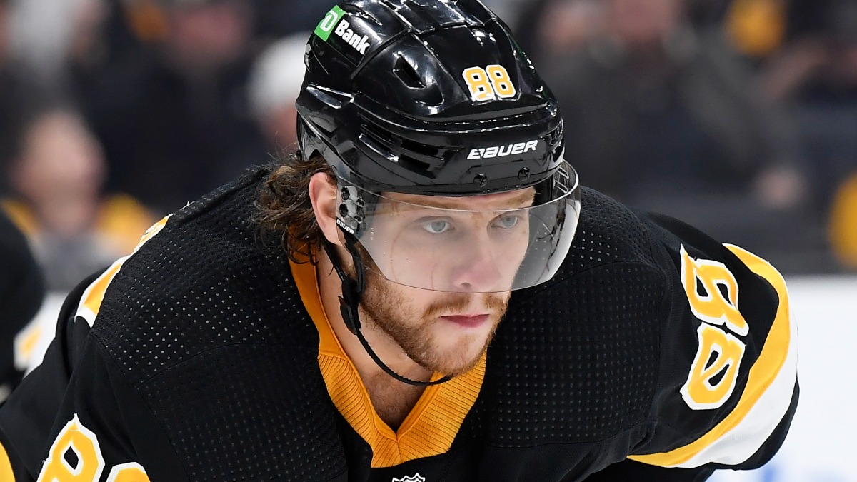 Boston Bruins forward David Pastrnak