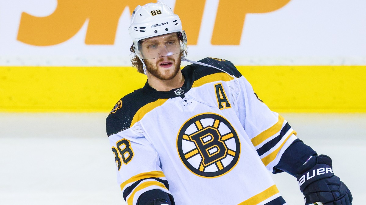 Boston Bruins forward David Pastrnak